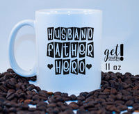 Husband Father Hero Mug