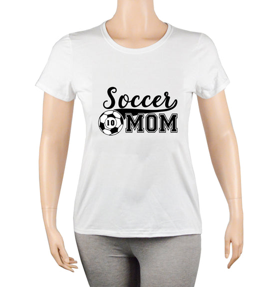 Personalized Soccer Mom Women's T-Shirt
