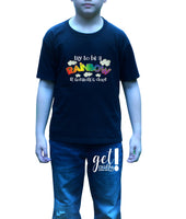 Boy's Try To Be A Rainbow In Someone's Cloud Quote Shirt