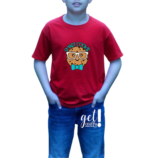 Boy's Crew Neck Smart Cookie T-Shirt