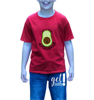 Boy's Crew Neck Avocado Cuddle T-Shirt