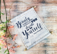 Encouraging Wall Fabric Banner