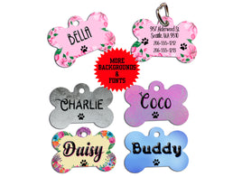 Dog Bone Shaped Pet ID Tag