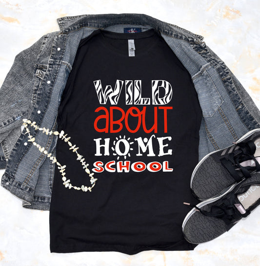 Wild About Homeschool Girl's T-Shirt