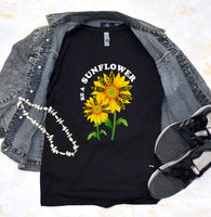 Be a Sunflower Girl's T-Shirt