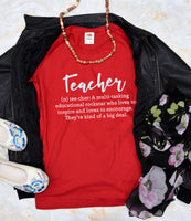Teacher Definition Women's Shirt