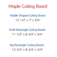 Work Anniversary Maple Cutting Board