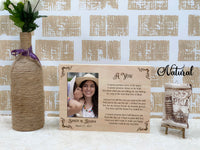 A Vow Poem with Picture - Wedding Gift Idea