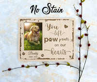 Pet Memorial Wood Canvas with Picture