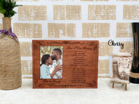 These I Can Promise Poem with Picture Wood Canvas