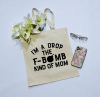 Mom's Canvas Shopping Tote Bag