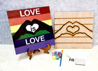 DIY Paint It Yourself Kit LGBTQ Canvas