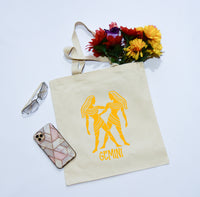 Zodiac Fabric Canvas Tote Bag