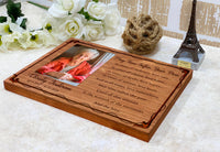 May Time Soften Your Pain Memorial Wood Canvas