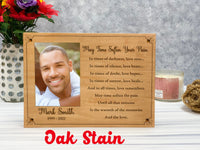 May Time Soften Your Pain Memorial Wood Canvas