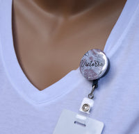 Custom Button Badge Reel - Retractable Badge Holder