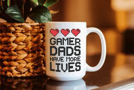 Gamer Dads Have More Lives Mug