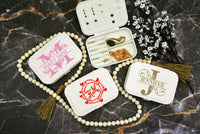 Monogram Portable Jewelry Box